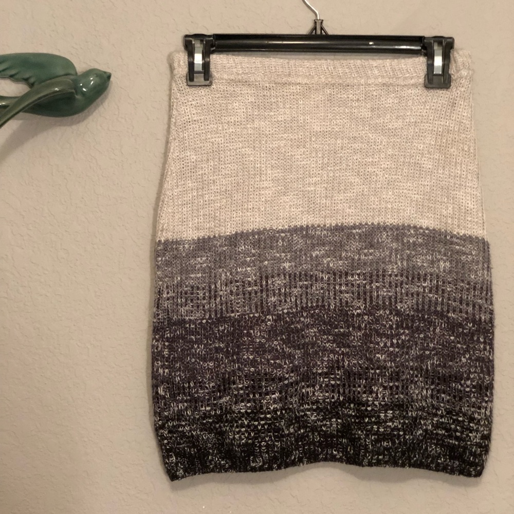 knit mini skirt